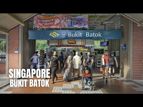 Singapore City: Bukit Batok Neighbourhood Walk (4K HDR)