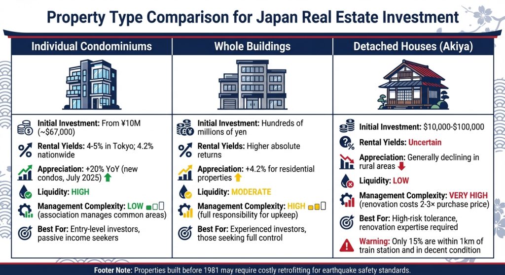Japan Property Type Investment