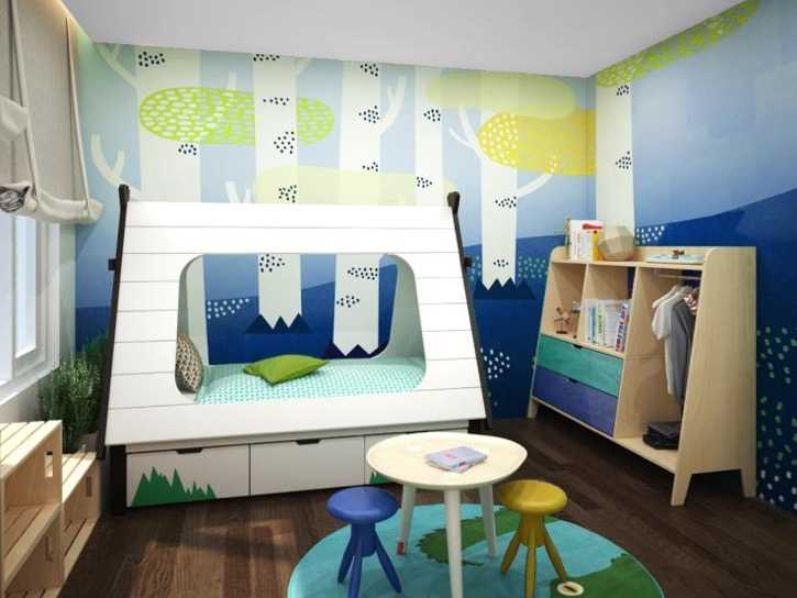The View Riviera Show Units-Type 2BS-kidsroom