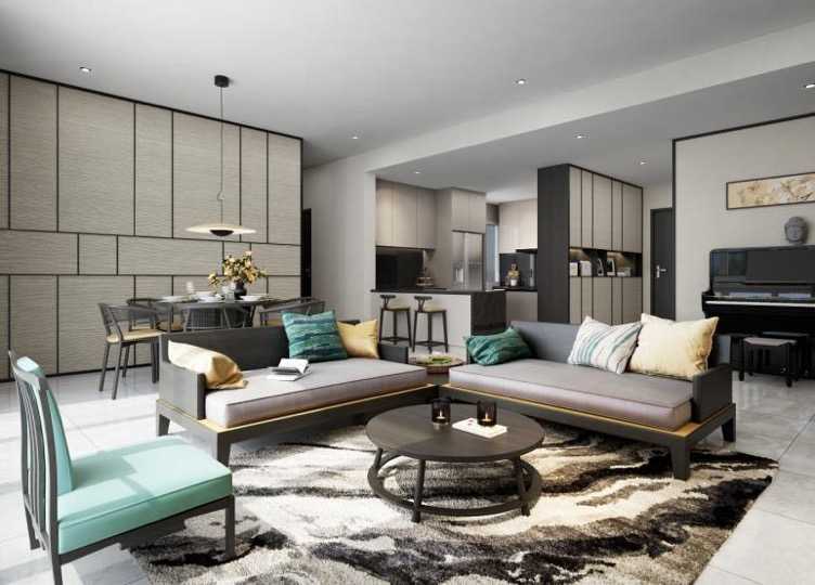 The View Riviera Show Units-Type 3BL-Living