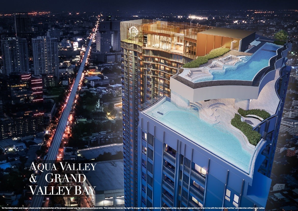 泰国曼谷. Life Ladprao Valley Bangkok Premium Level 43th For Sales in