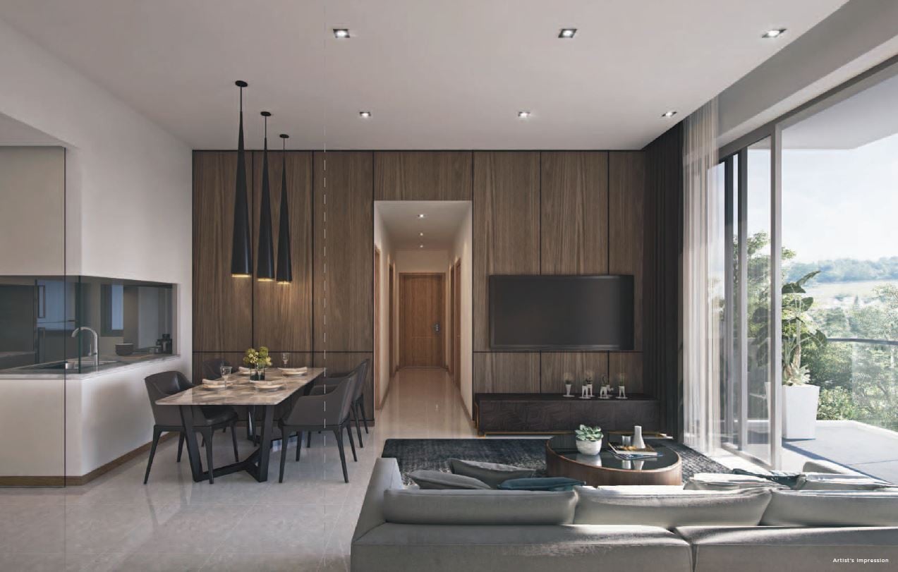 Showflat living room