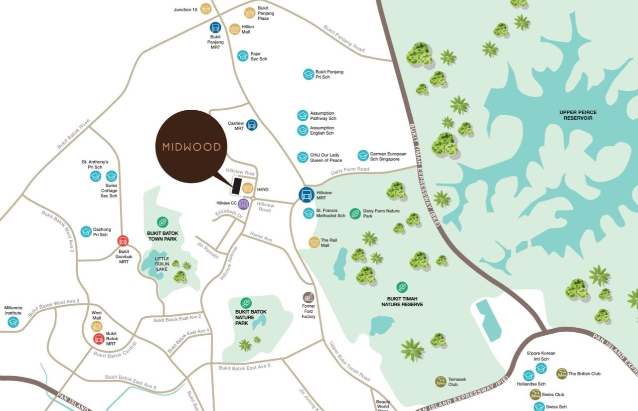 Midwood – Location Map