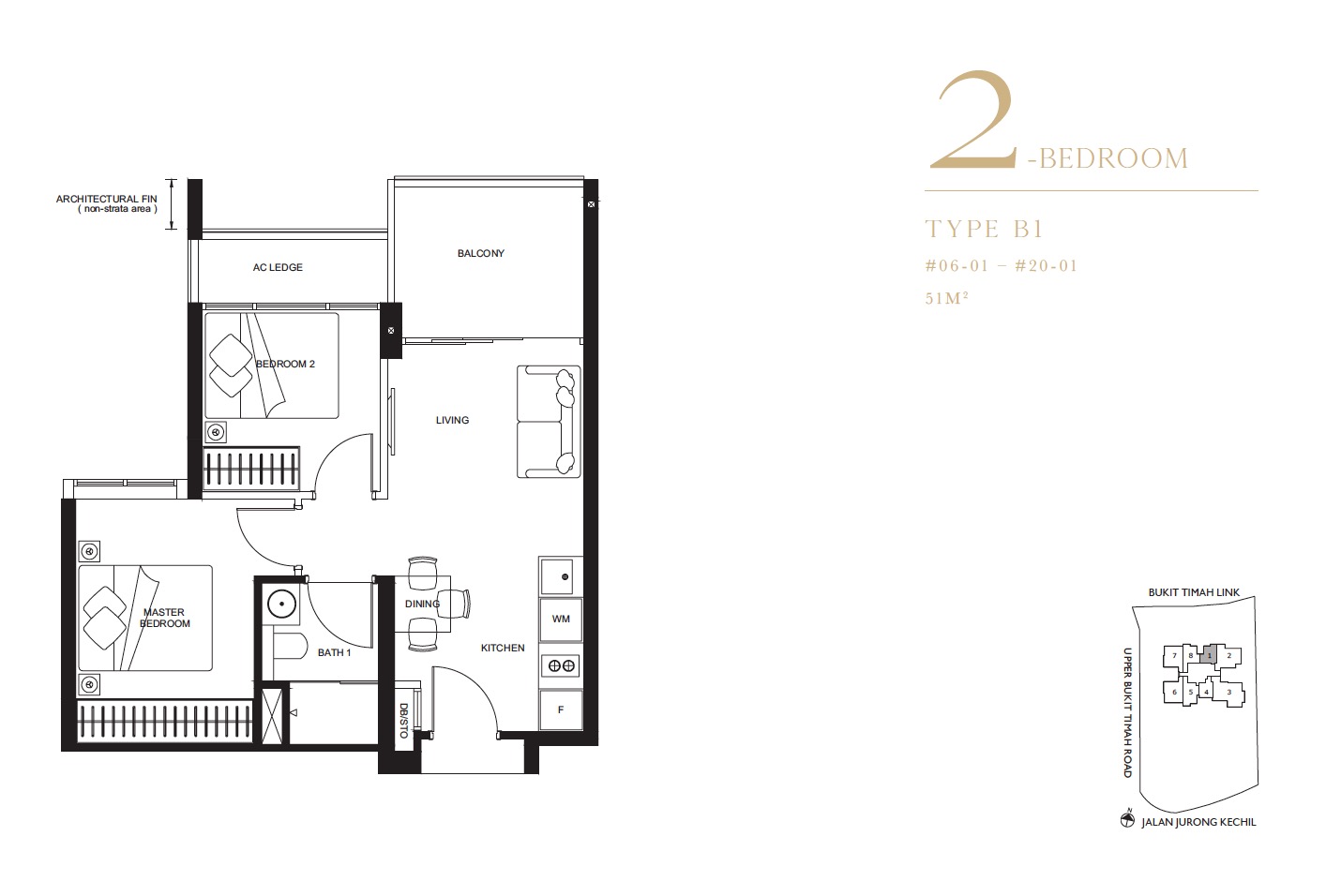 2-Bedroom Floor Plan