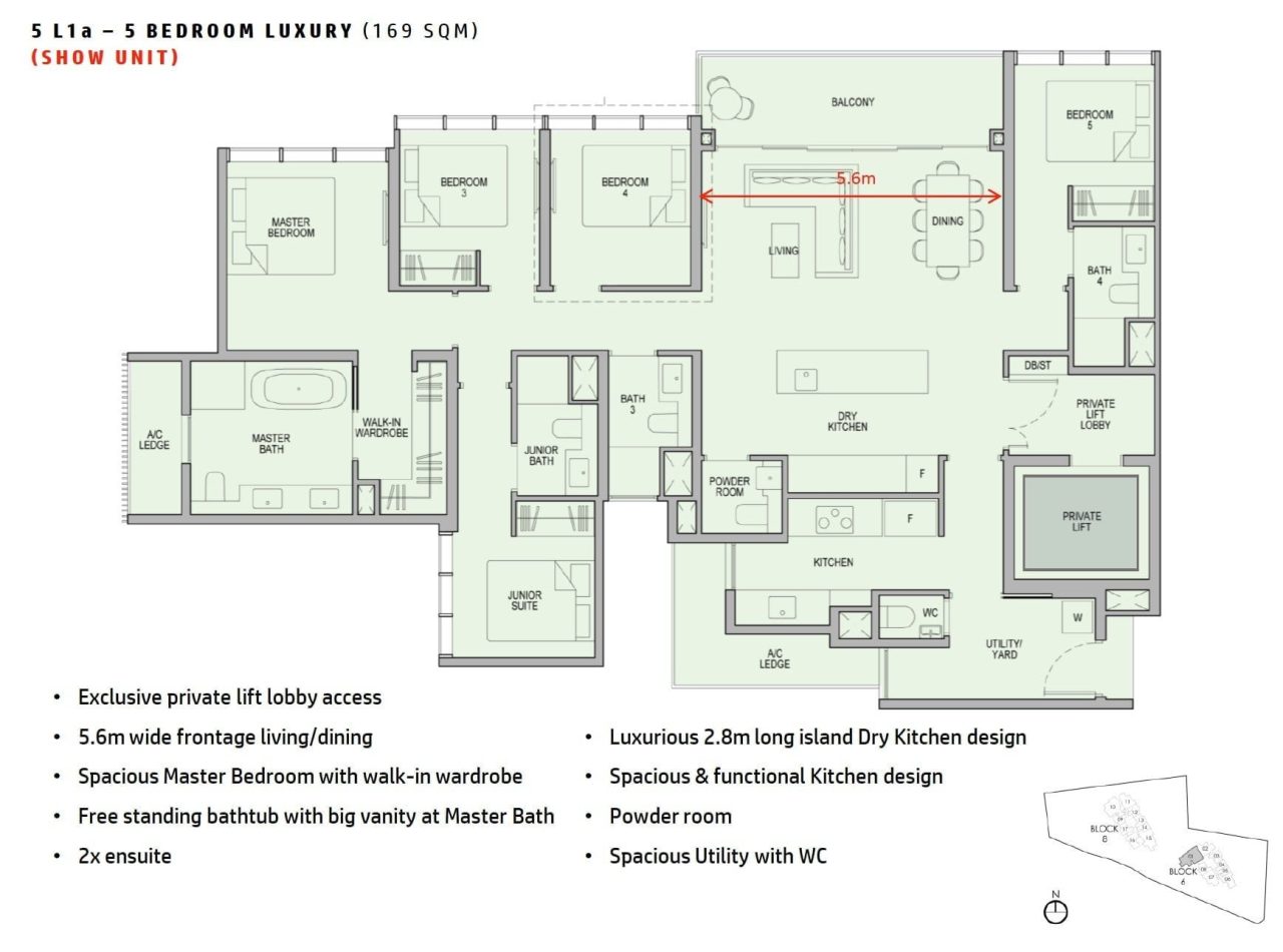 Kopar 5BR Luxury Floor Plan