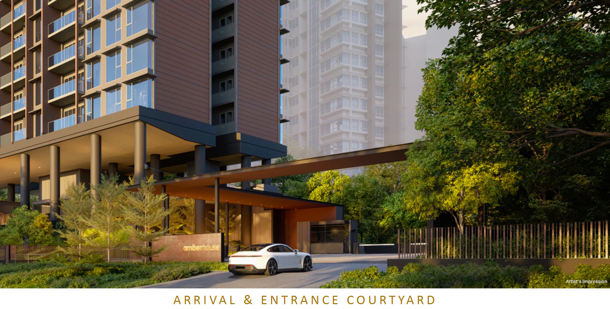 Amber House – Arrival Courtyard