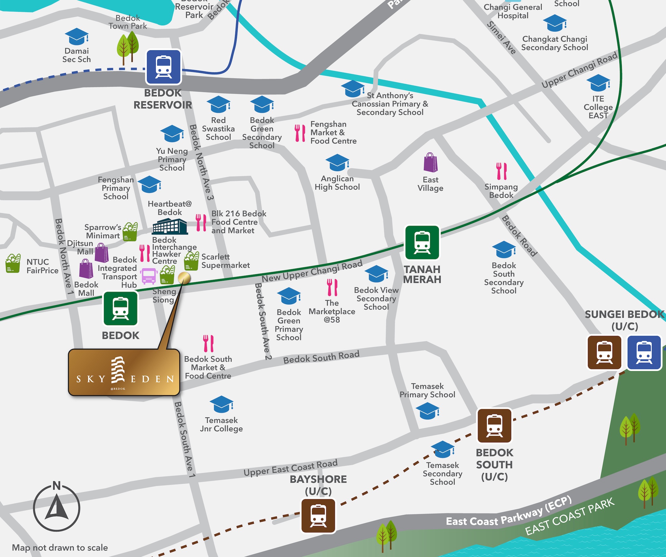 Sky Eden – Location Map