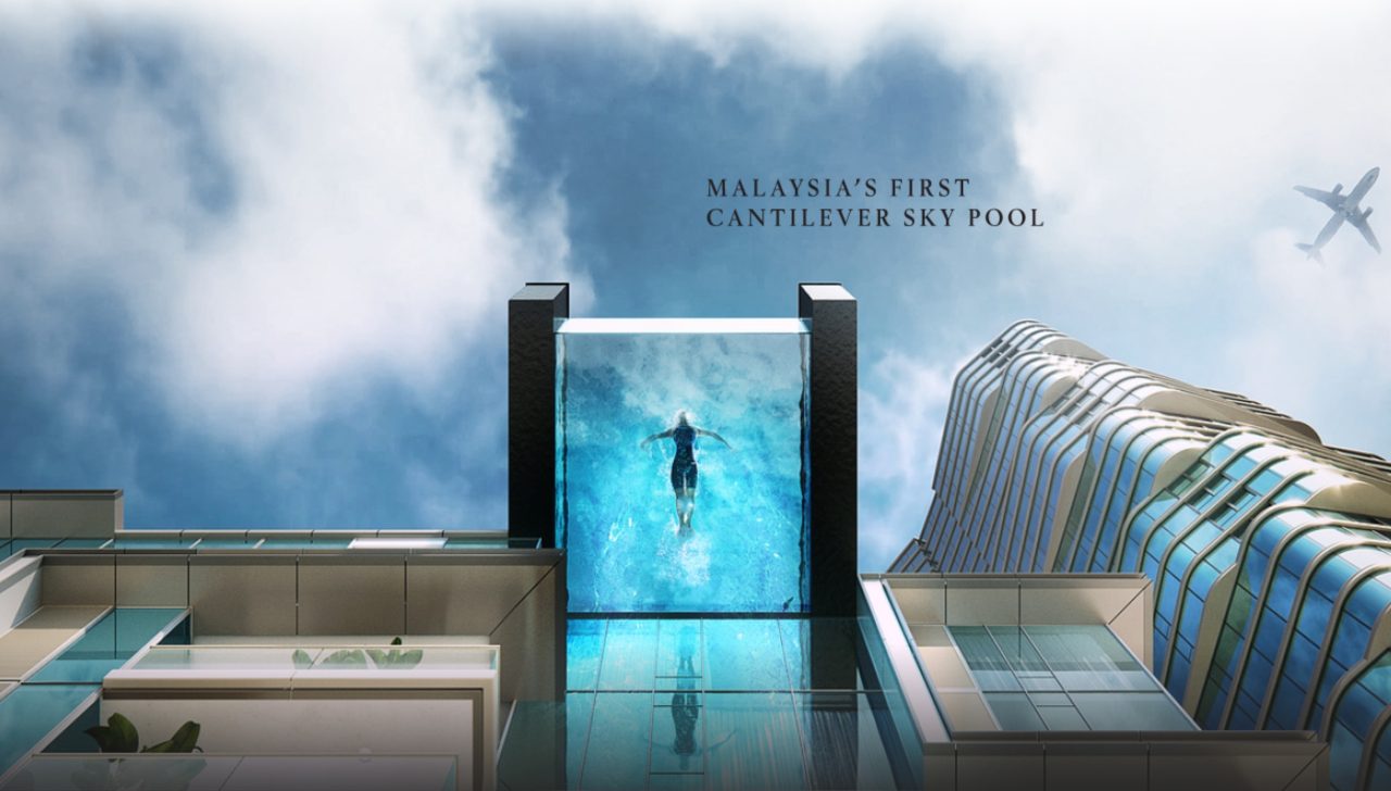 Quayside jbcc johor - Cantilever Sky Pool