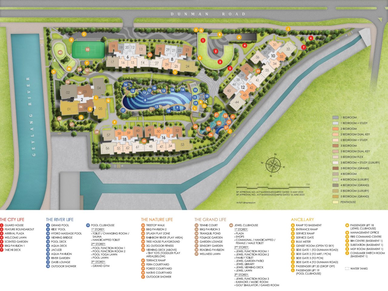 Grand Dunman Site Plan