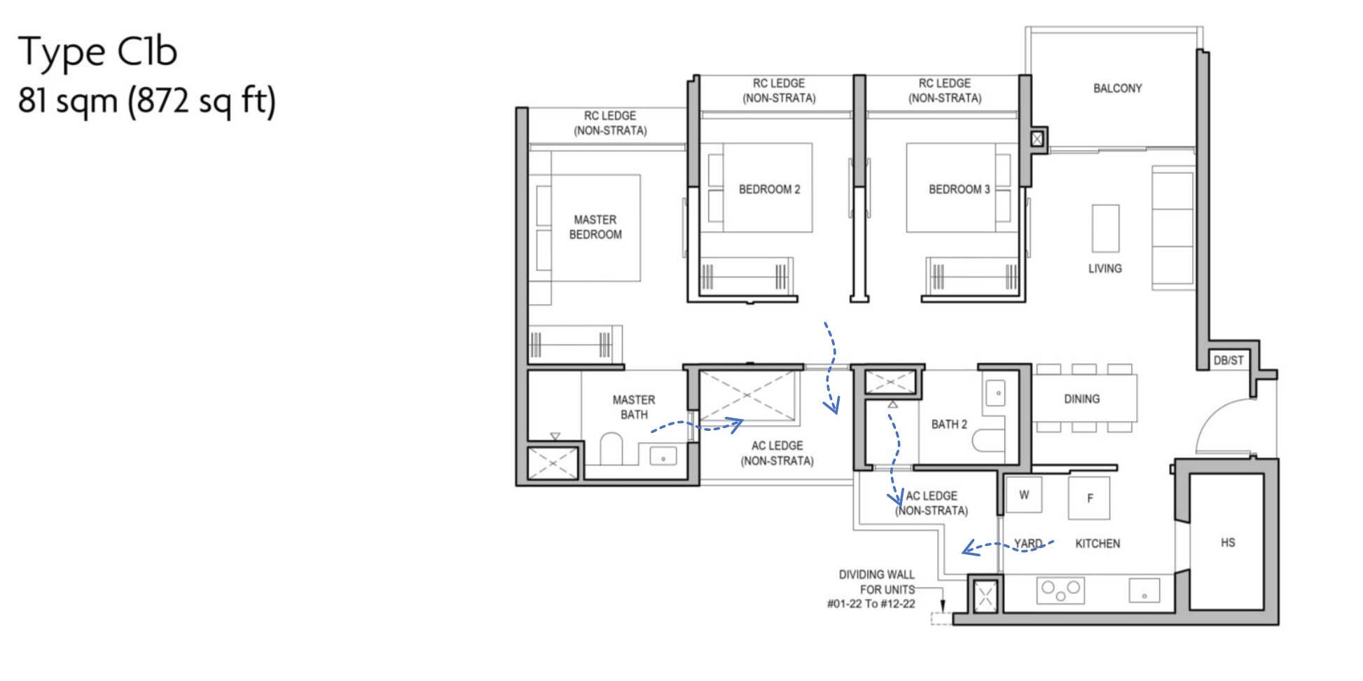 Coastal Cabana EC – 3BR Deluxe C1b