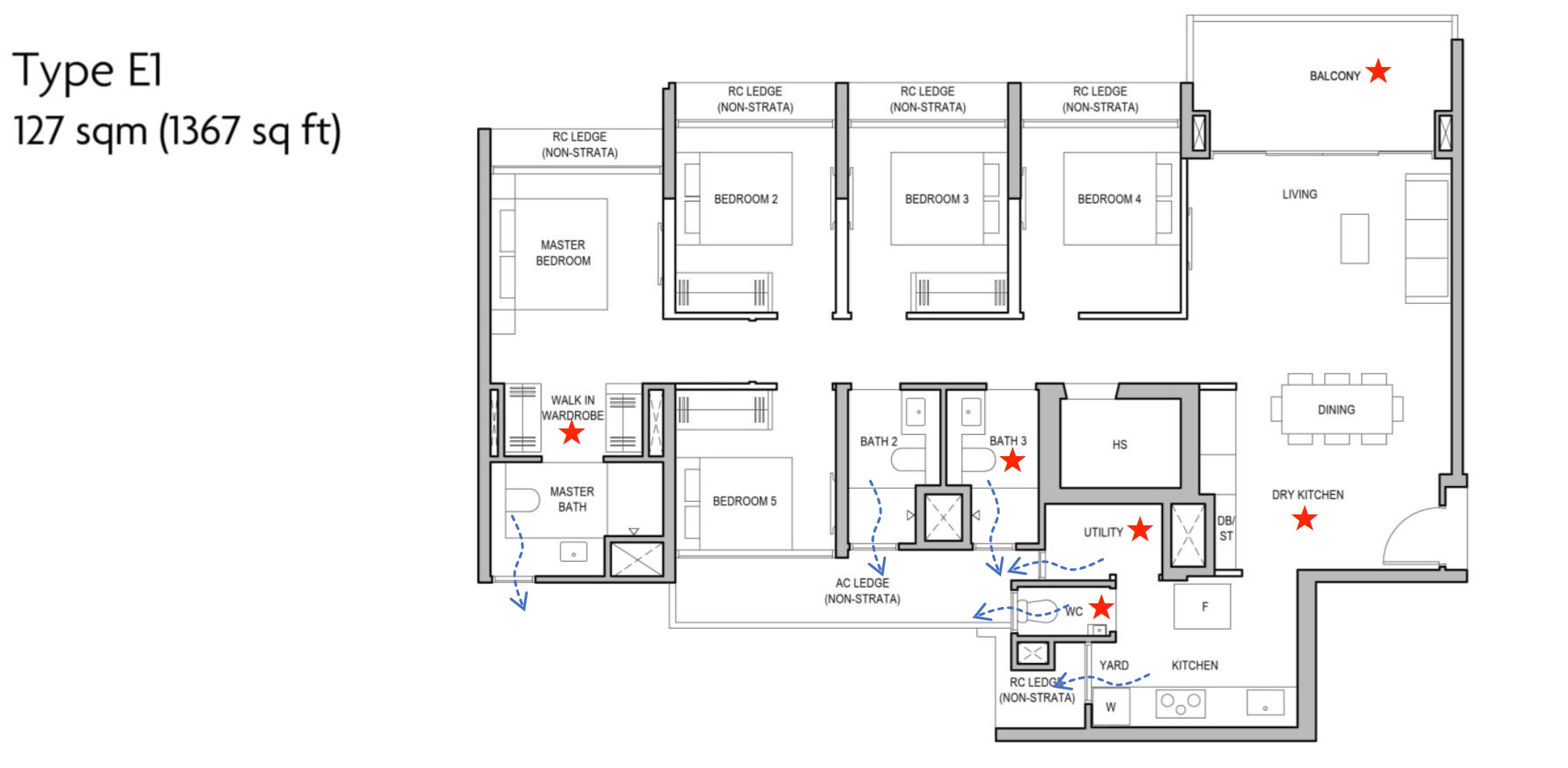 Coastal Cabana EC – 5BR E1