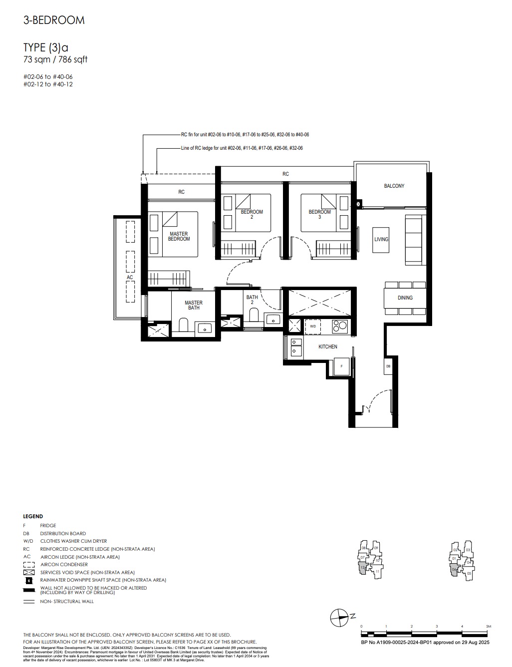 Penrith Margaret Drive – 3BR 3a Flooplan