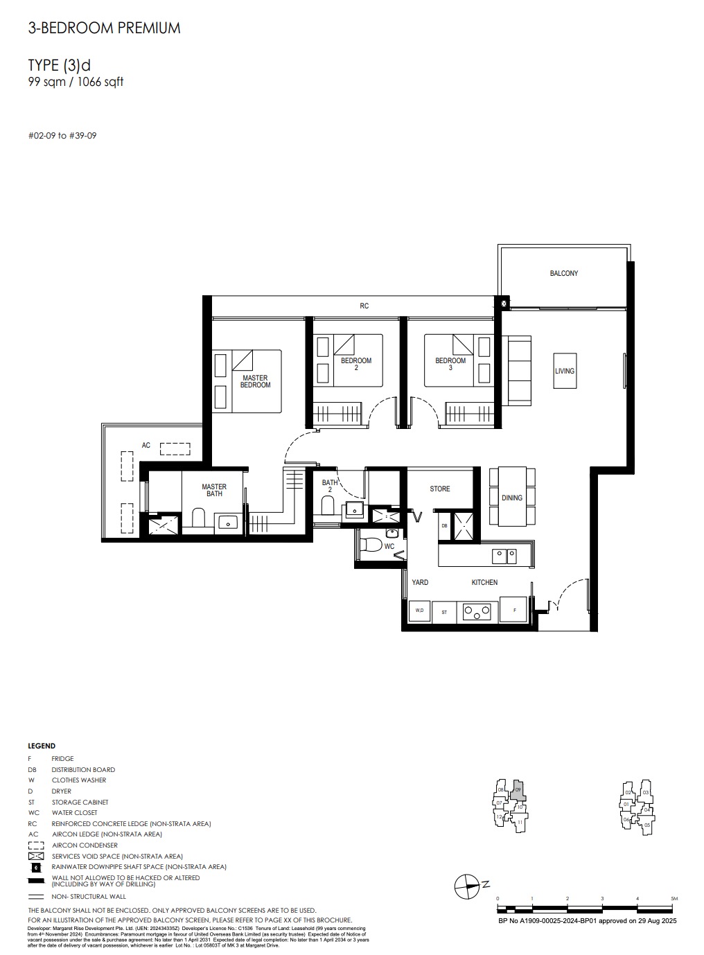 Penrith Margaret Drive – 3BR 3d Flooplan