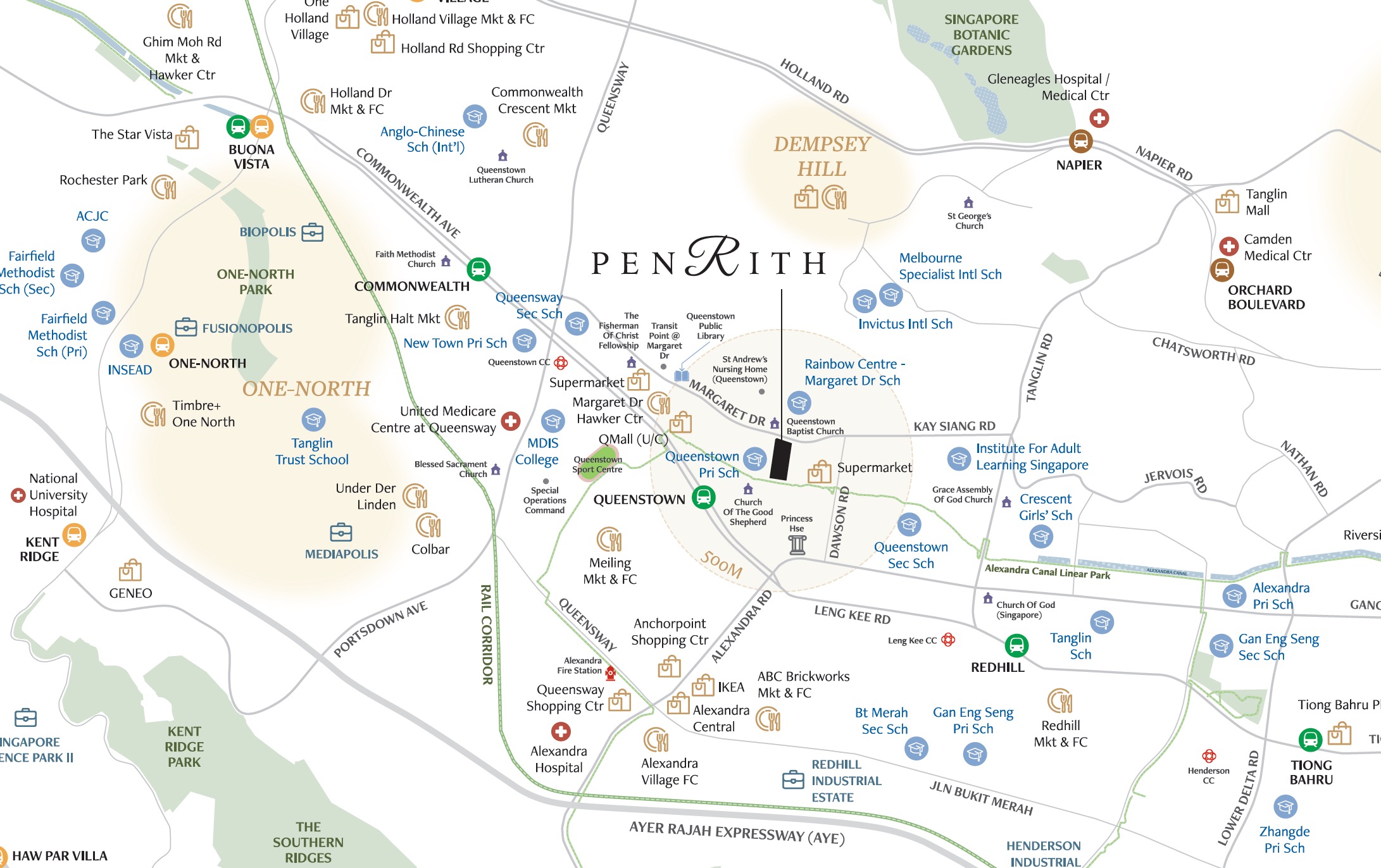 Penrith Margaret Drive – Location Map