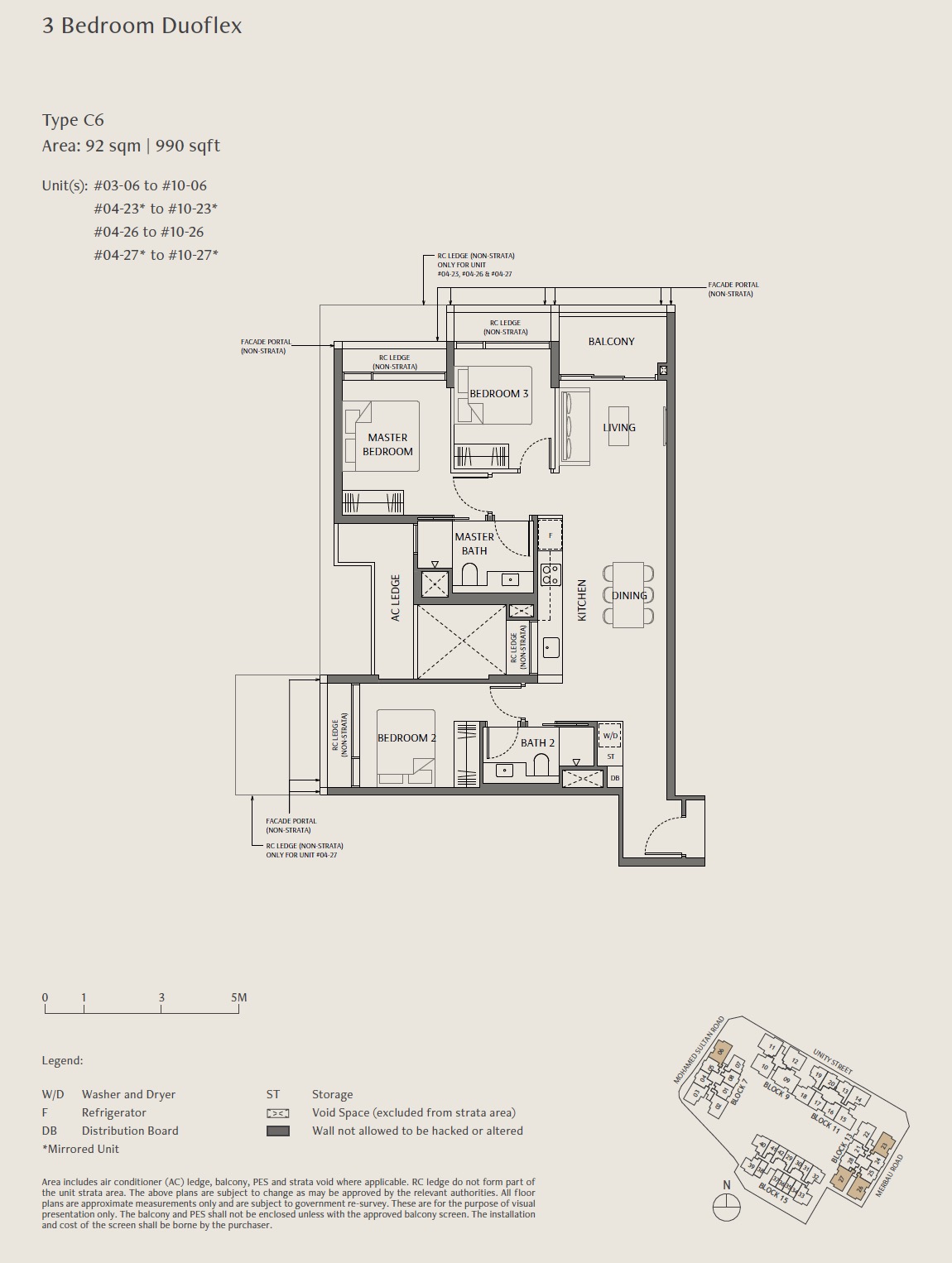 Robertson Opus โ Floor Plan 3BR Duoflex C6