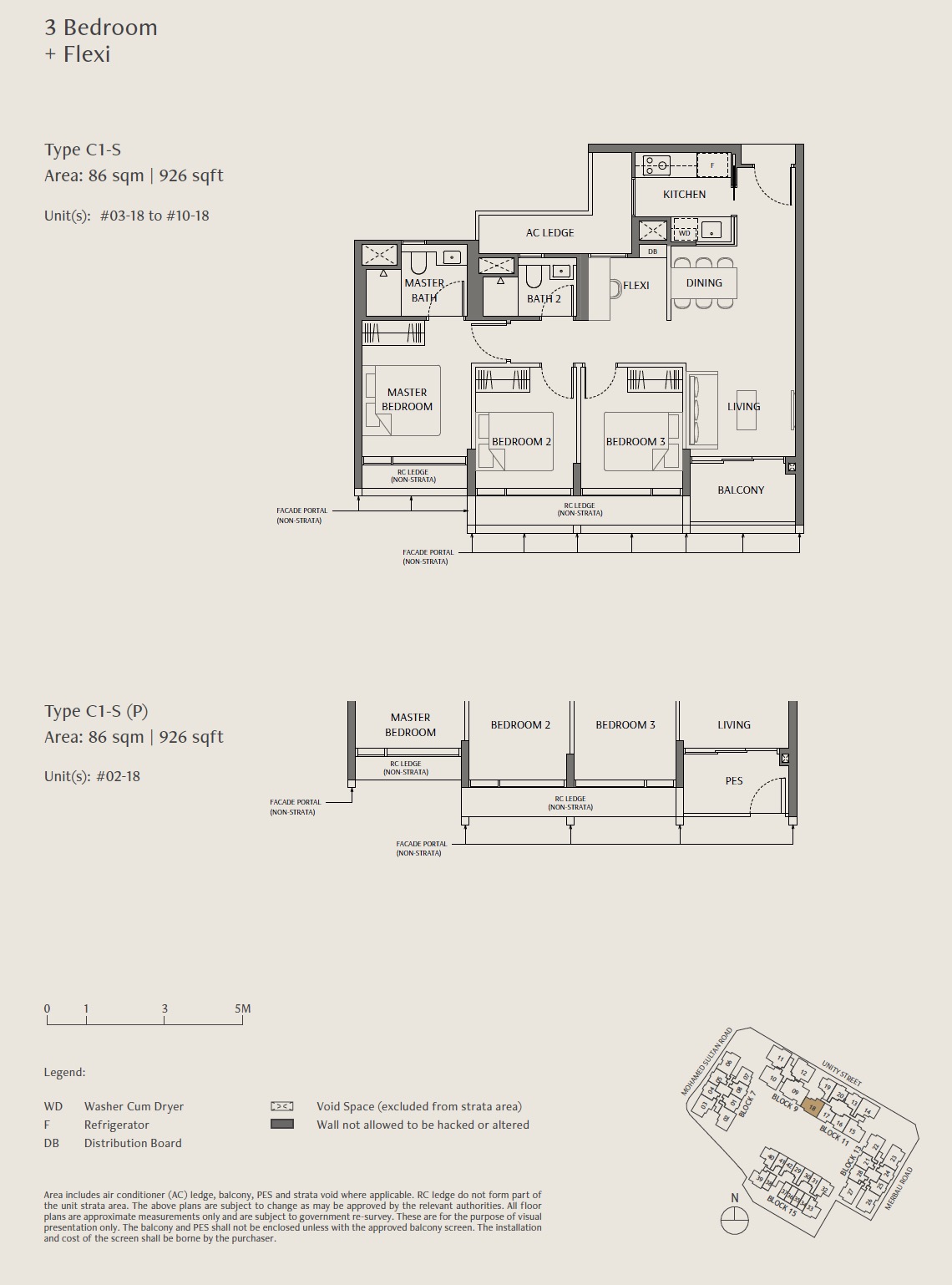Robertson Opus โ Floor Plan 3BR Flexi