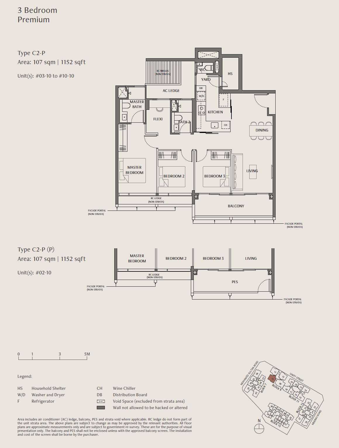Robertson Opus โ Floor Plan 3BR Premium C2P
