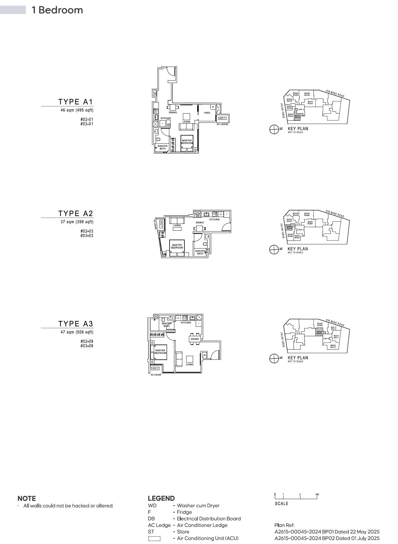 Artisan 8 1BR Floor Plan