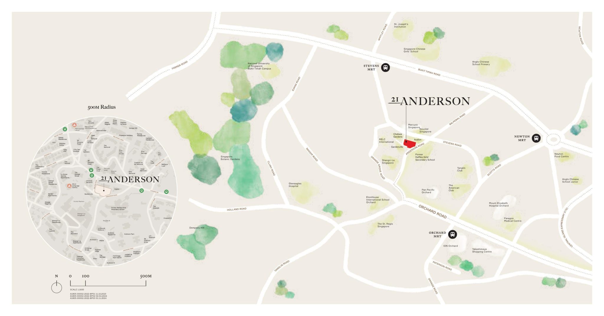 21 Anderson Location Map