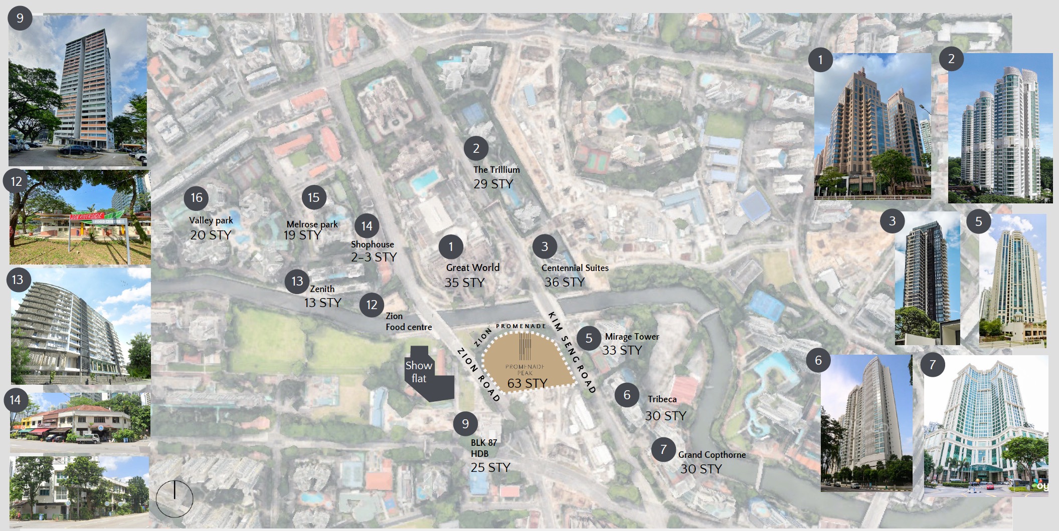 Promenade Peak Nearby