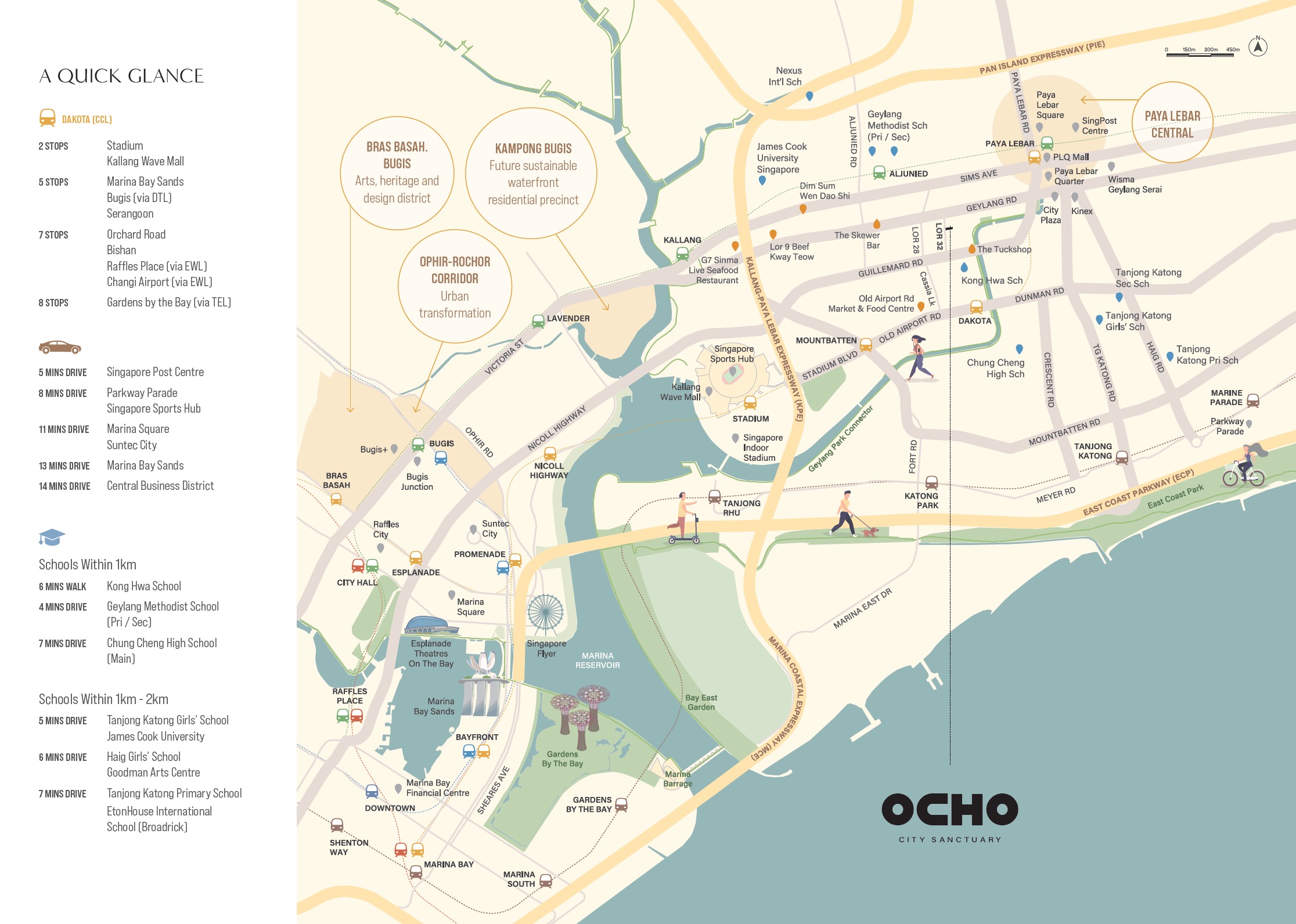 Ocho Geylang Lorong 32 – Location Map