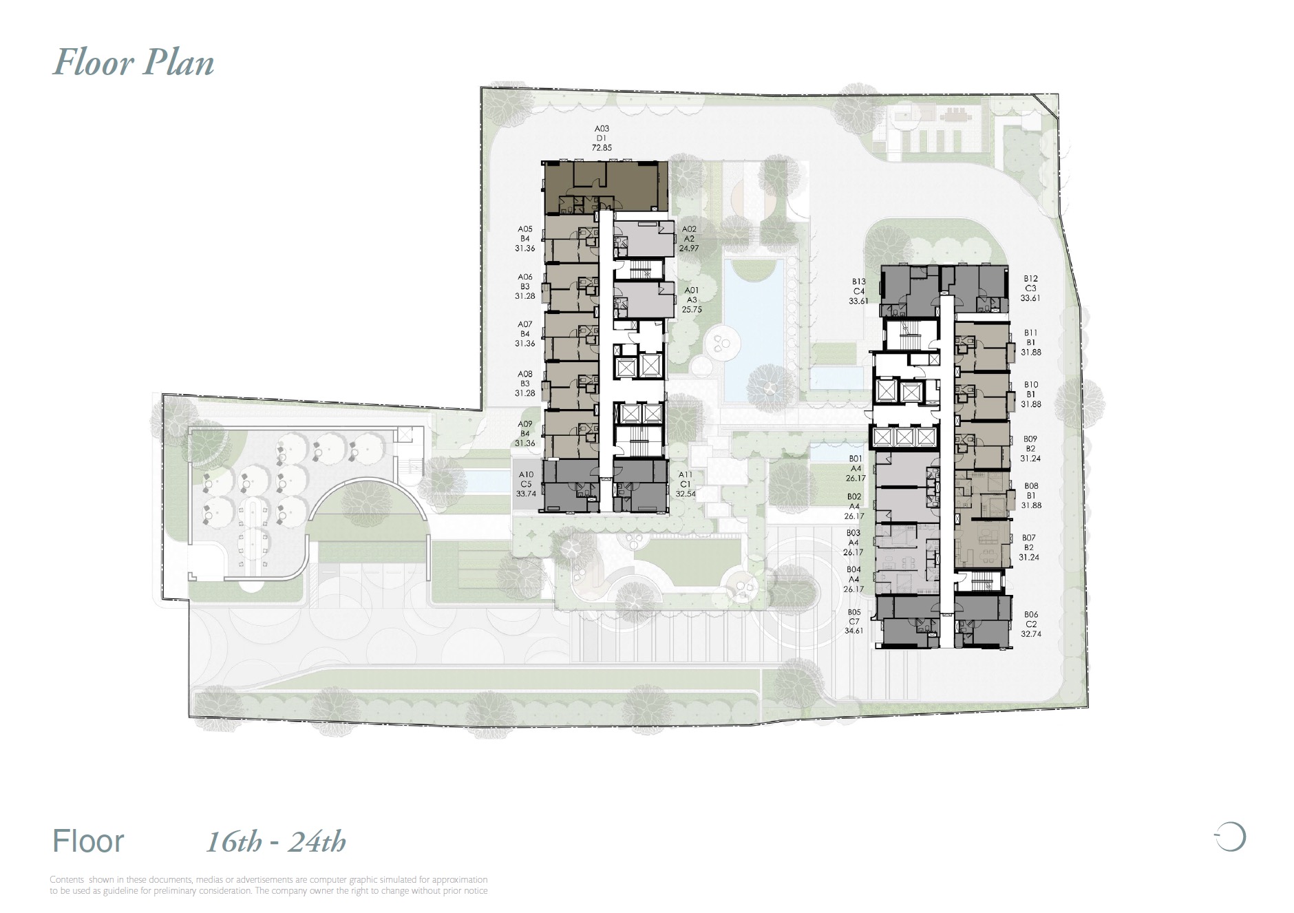 Reference Sathorn WWY – 16 To 24 Site Plan