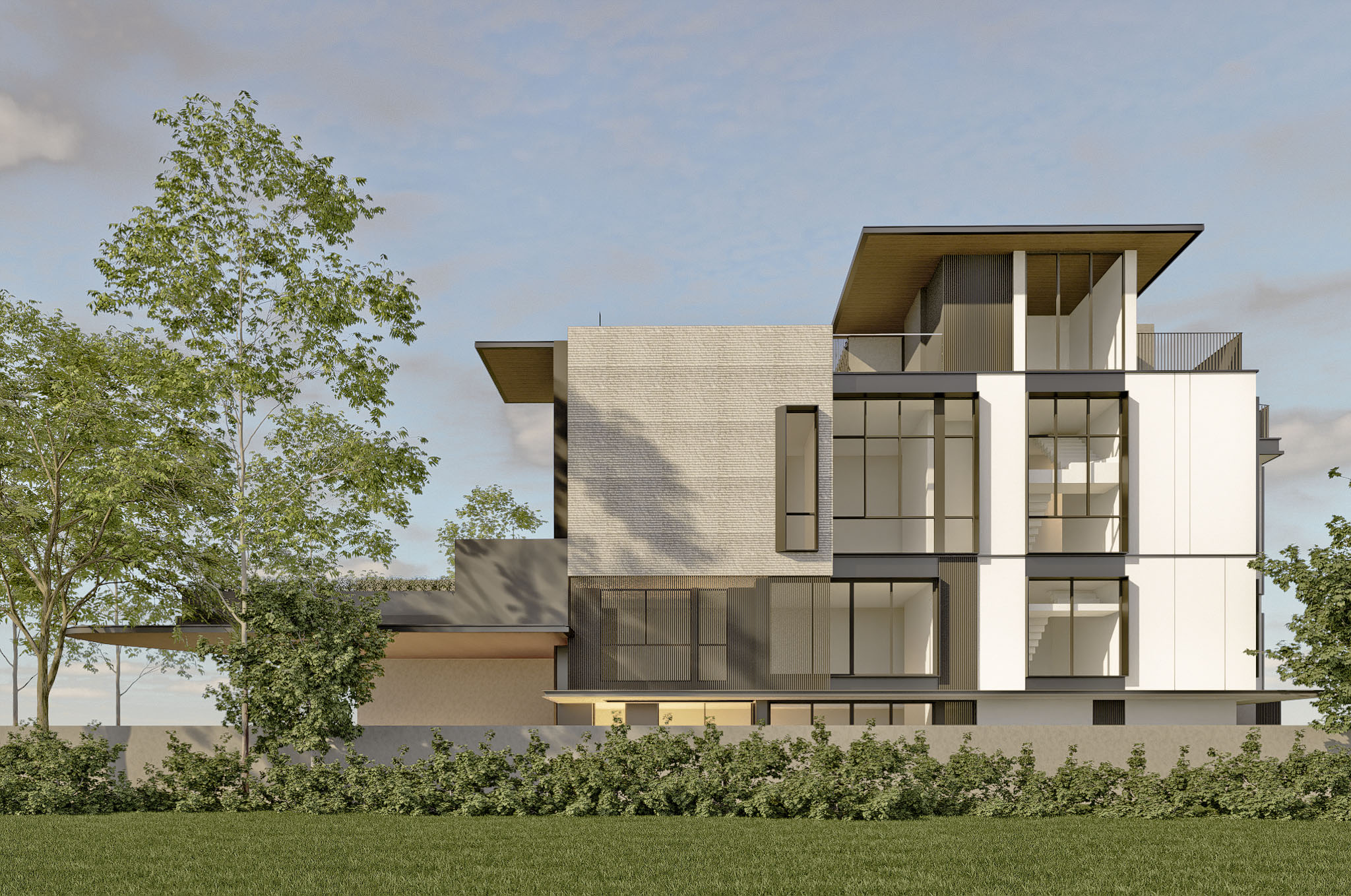 The Harbour Residences Side Exterior Rendering