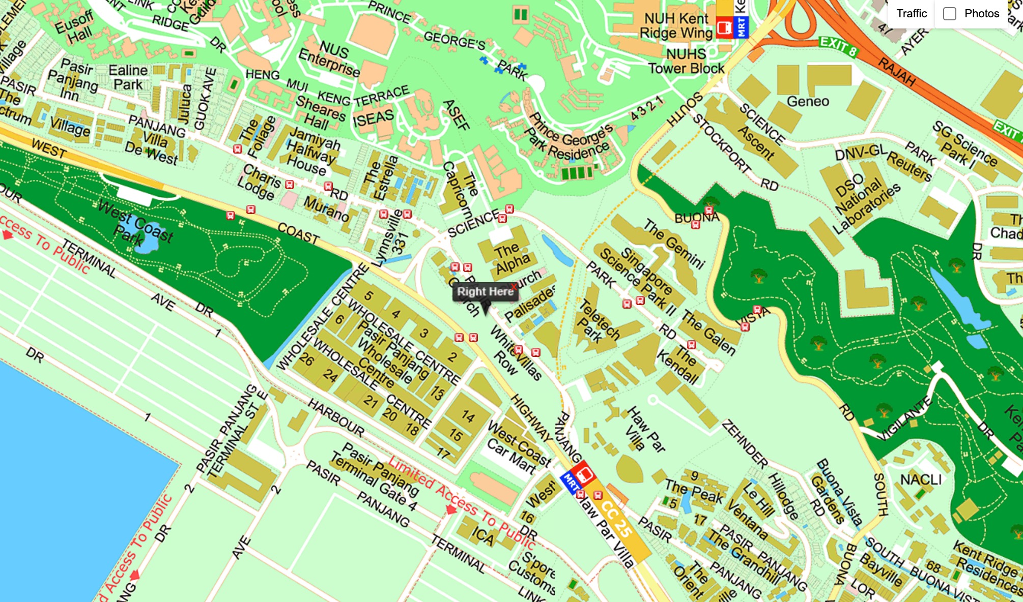 The Harbour Residences Location Map
