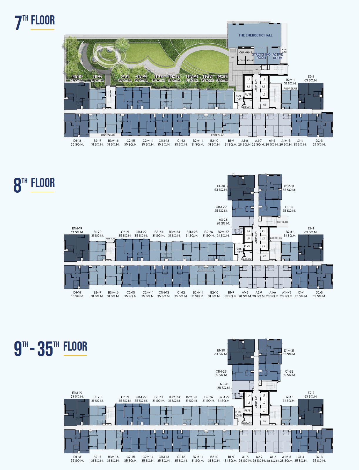 Life Udomsuk Unit Level 7 35 Site Plan