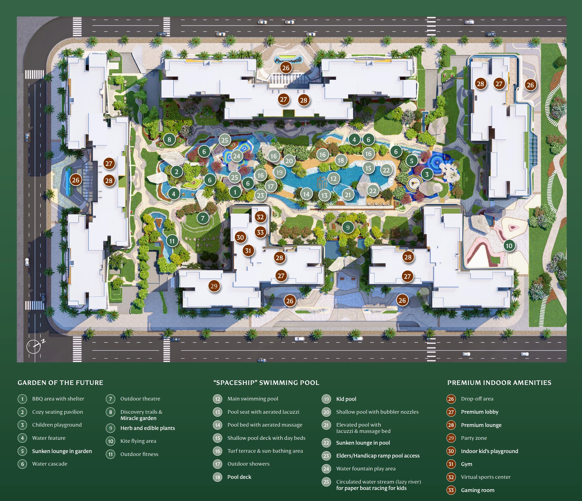 Lumiere Boulevard HCMC Siteplan Facilities