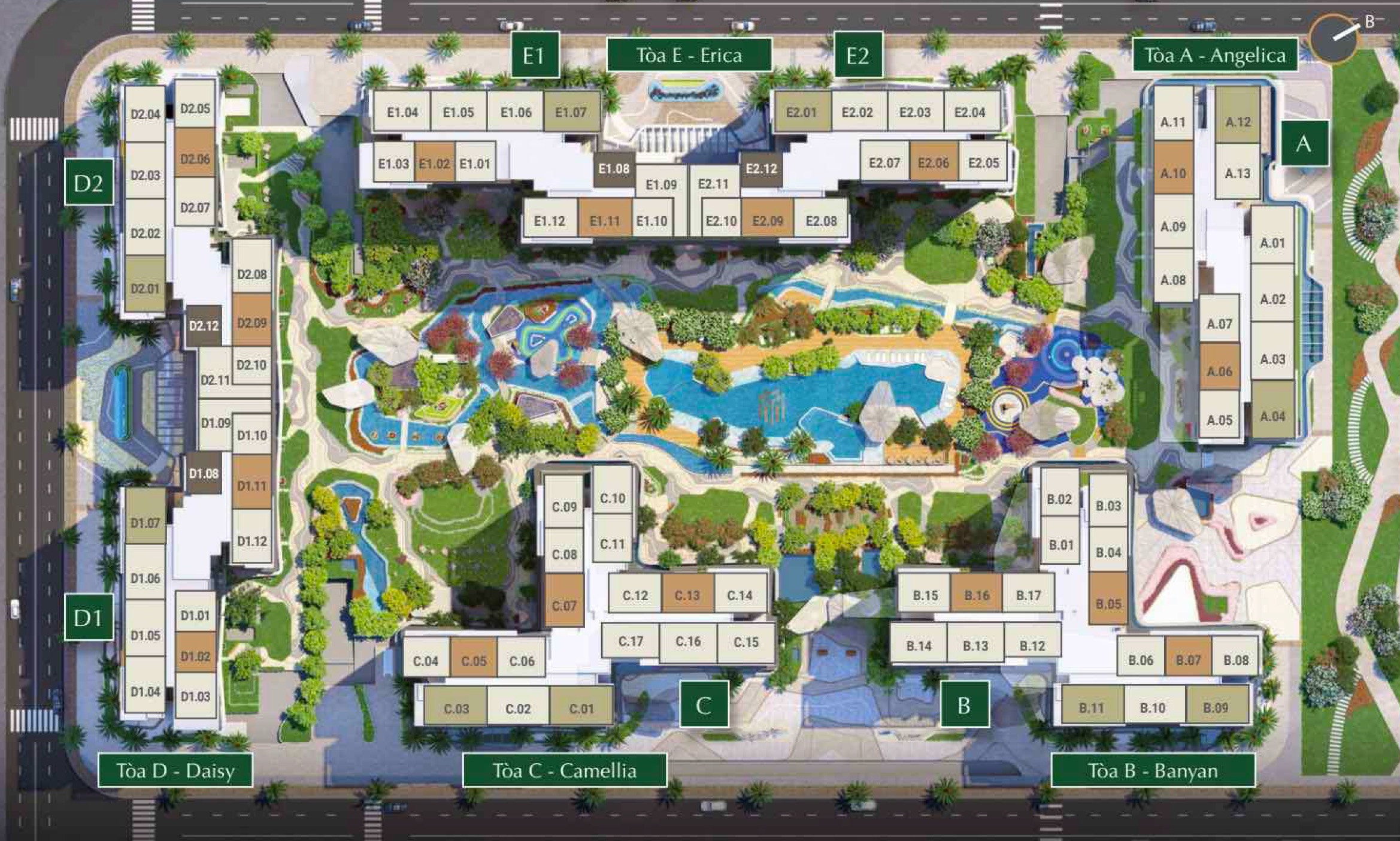 Lumiere Boulevard HCMC Siteplan
