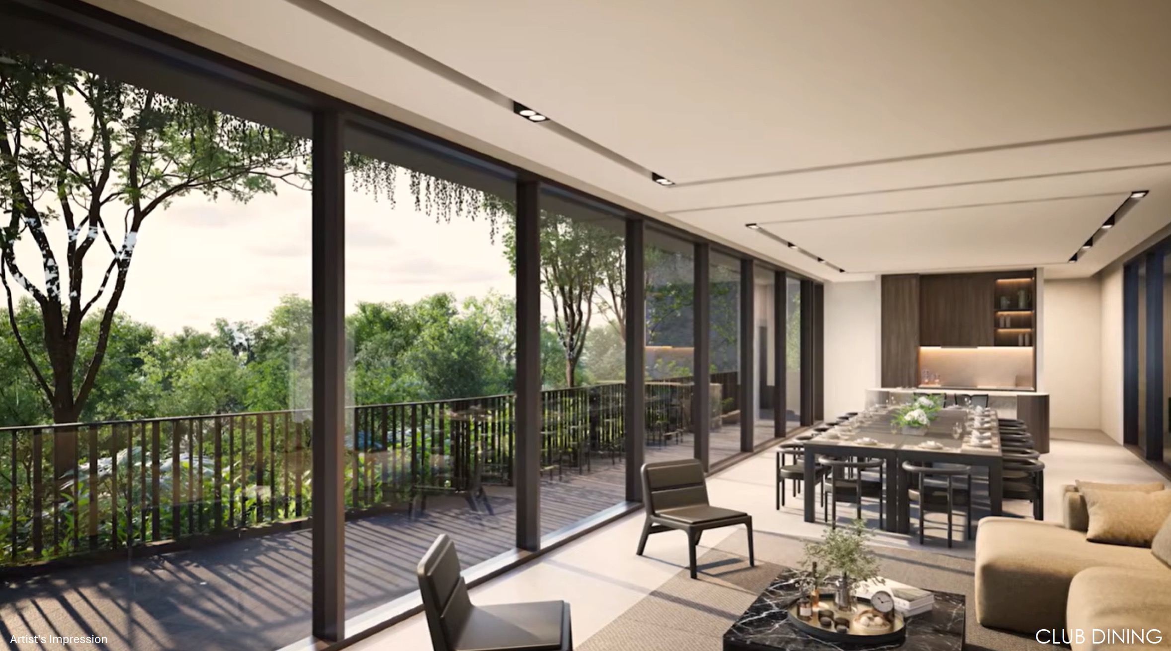 River Modern Club Dining