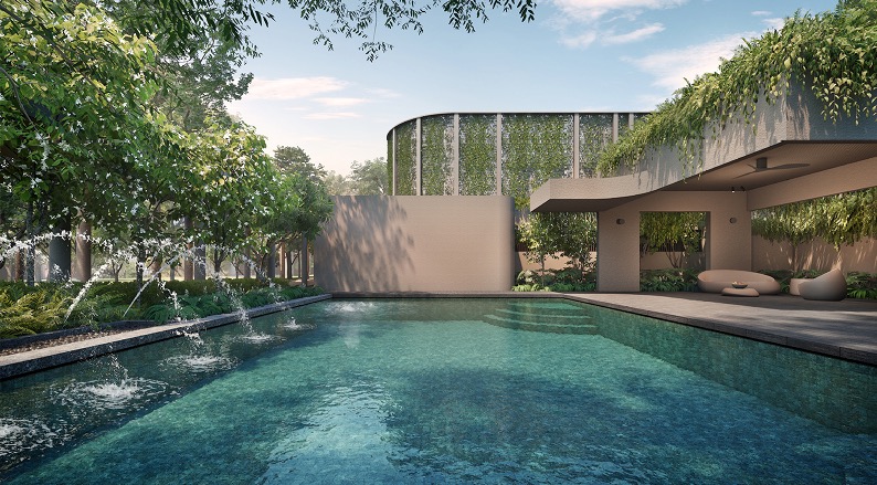 River Modern Family Pool