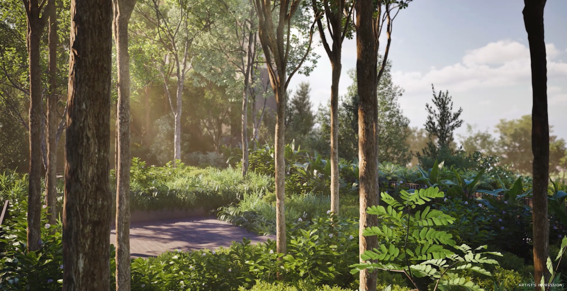 River Modern Forest Terrace