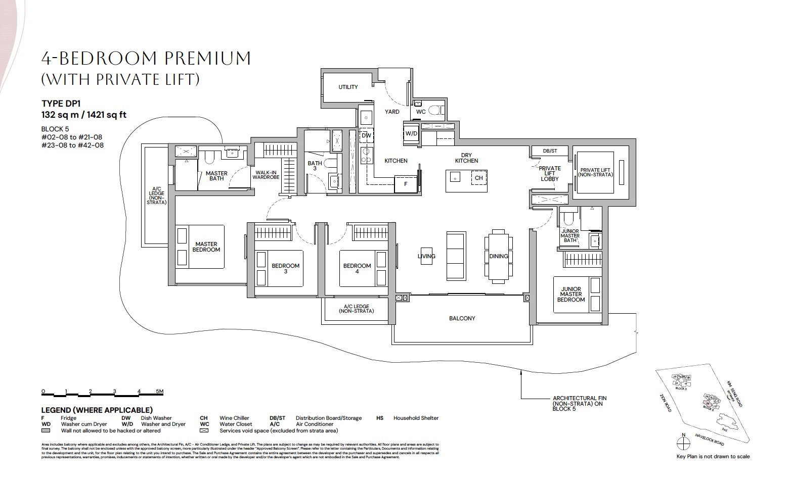 Zyon Grand – 4BR DP1 Floor Plan