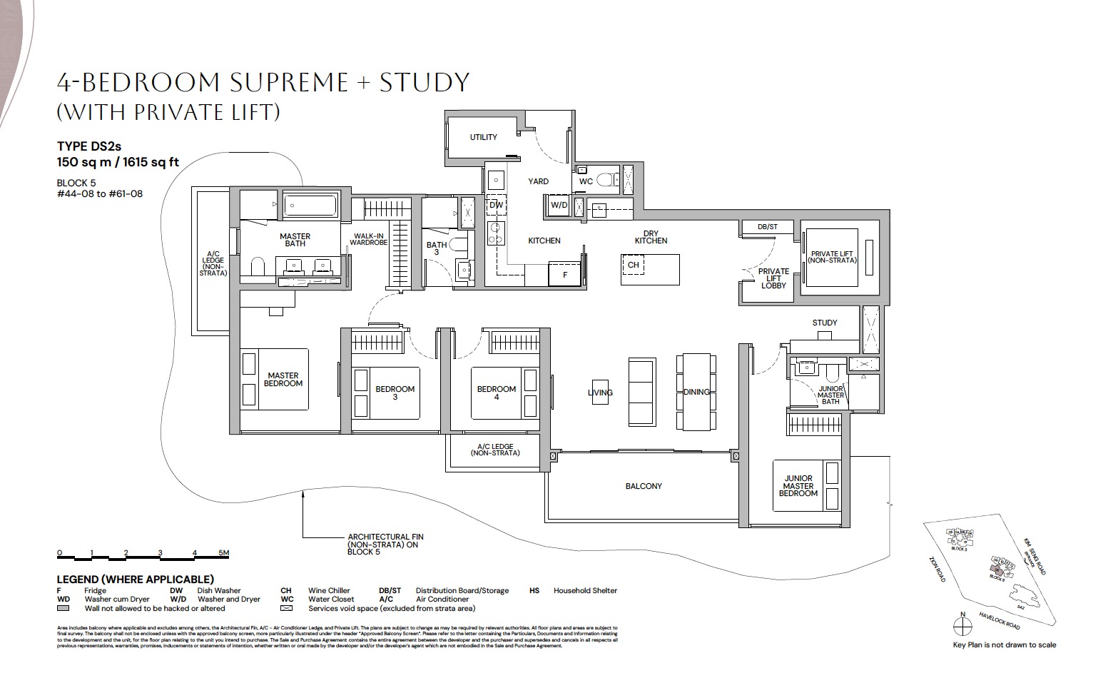 Zyon Grand – 4BR DS2s Floor Plan