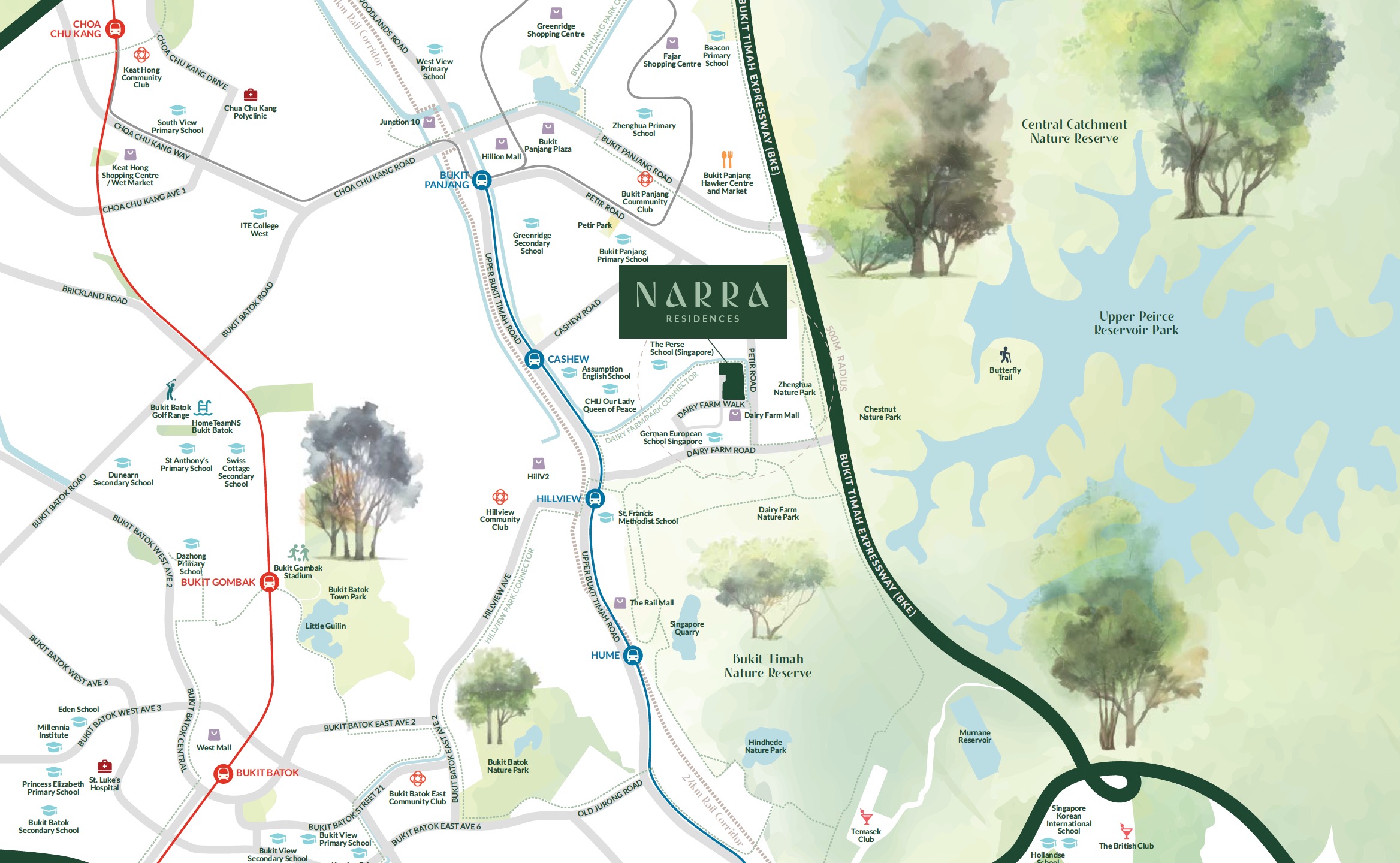 Narra Residences – Location Map