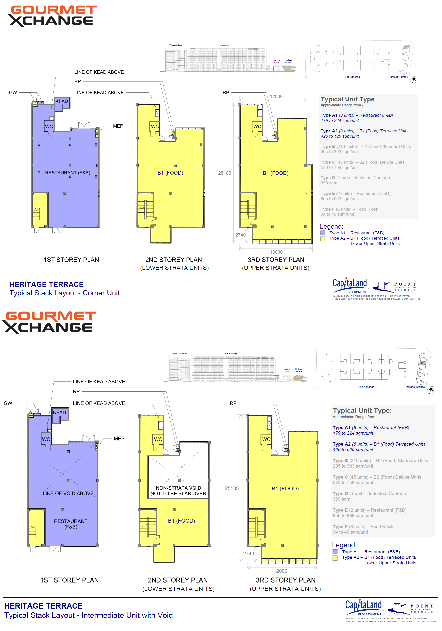 Gourmet Xchange – Heritage Building Floor Plan