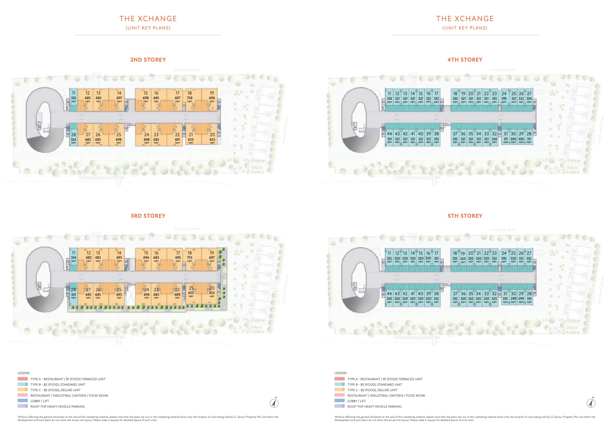 Gourmet Xchange Level 3 & 4 Floor Plan