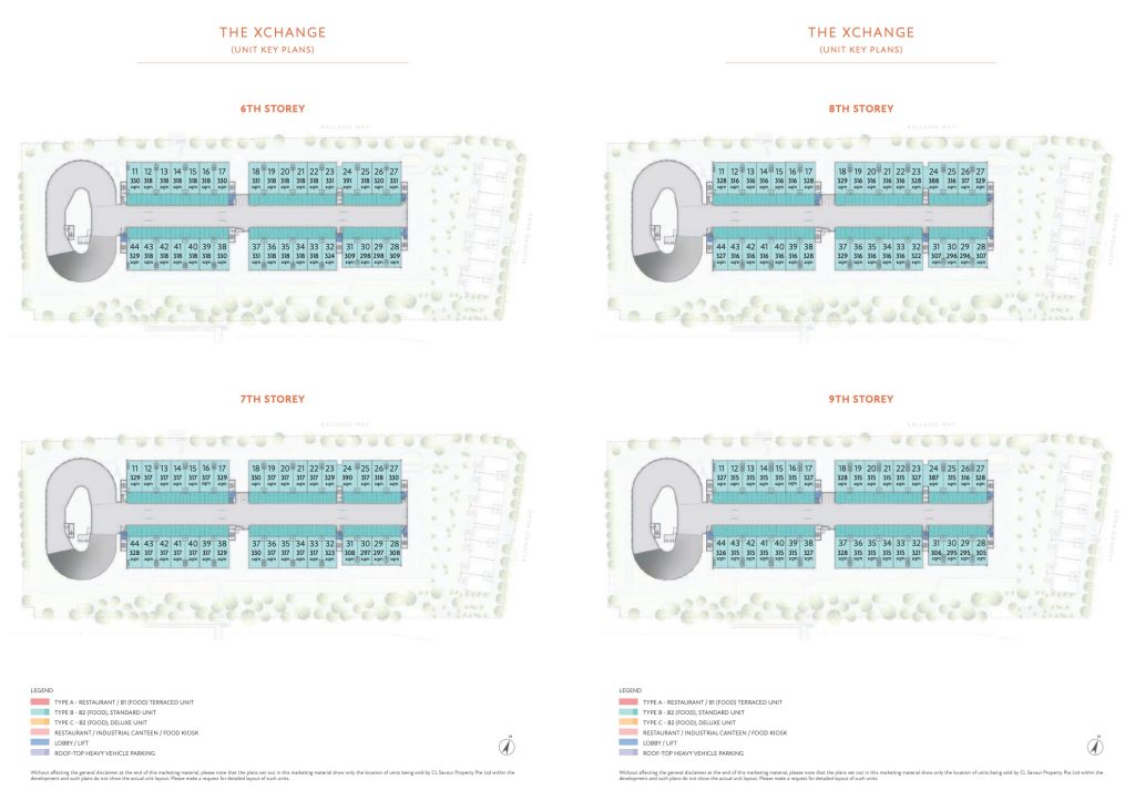 Gourmet Xchange Level 6 To 9 Floor Plan