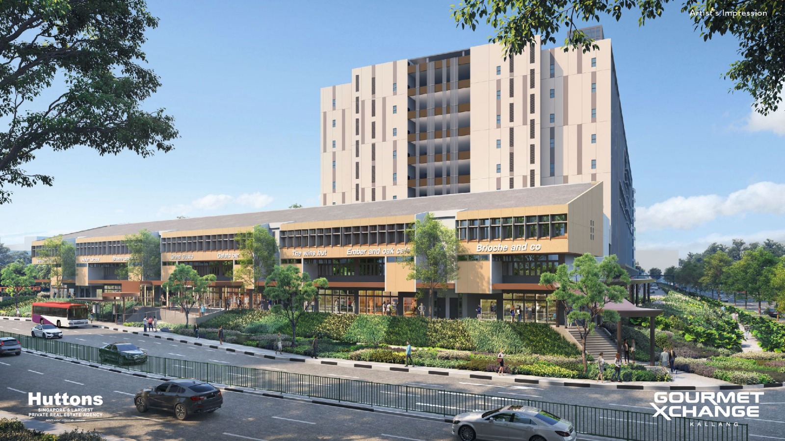 Gourmet Xchange View From Main Road