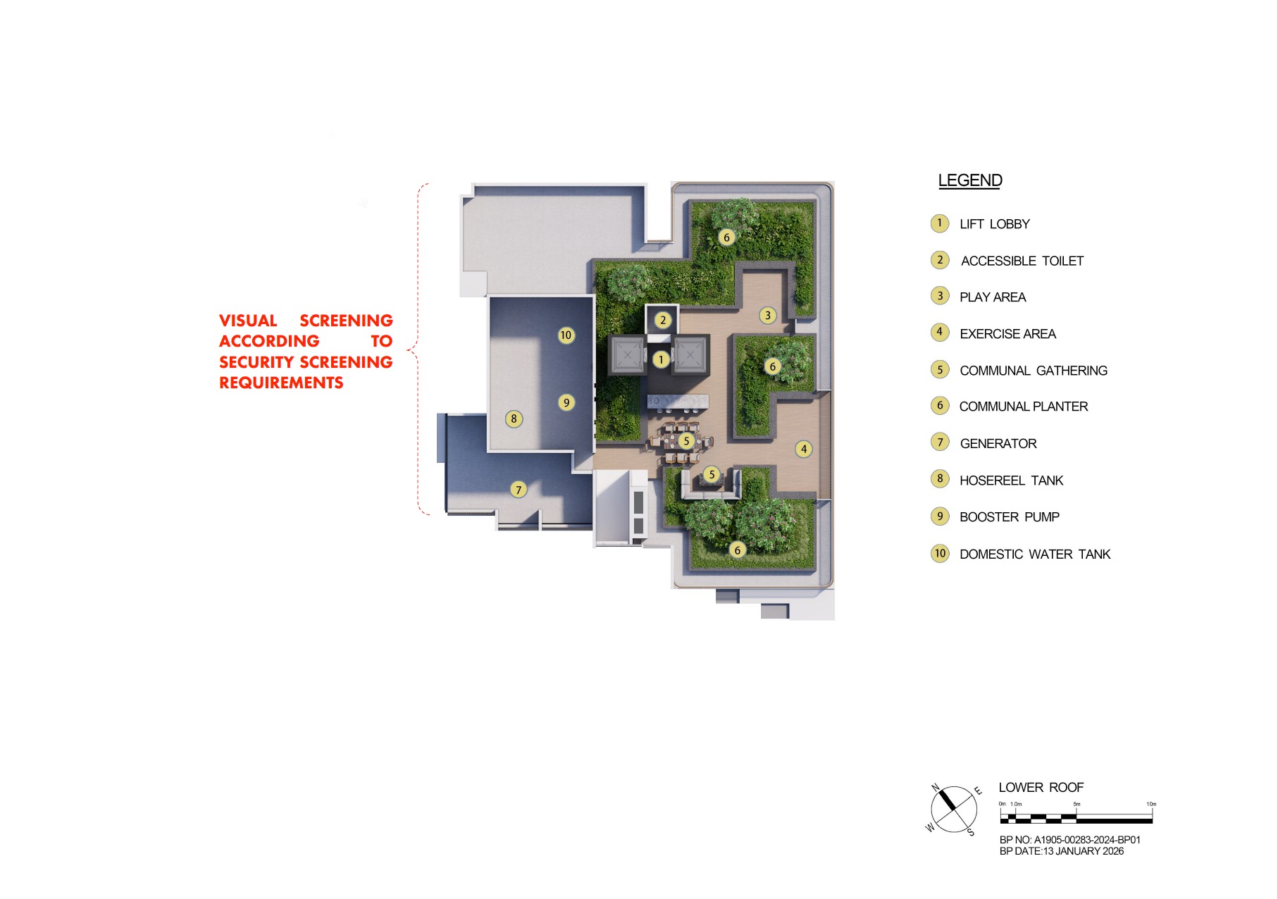 Sophia Meadows – Site Plan (Lower Roof)