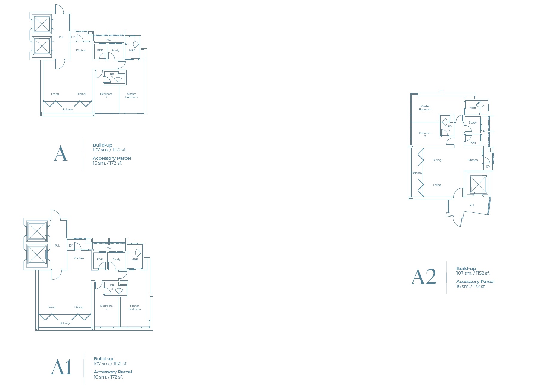 The Light Water Residences – Type A Floor Plan