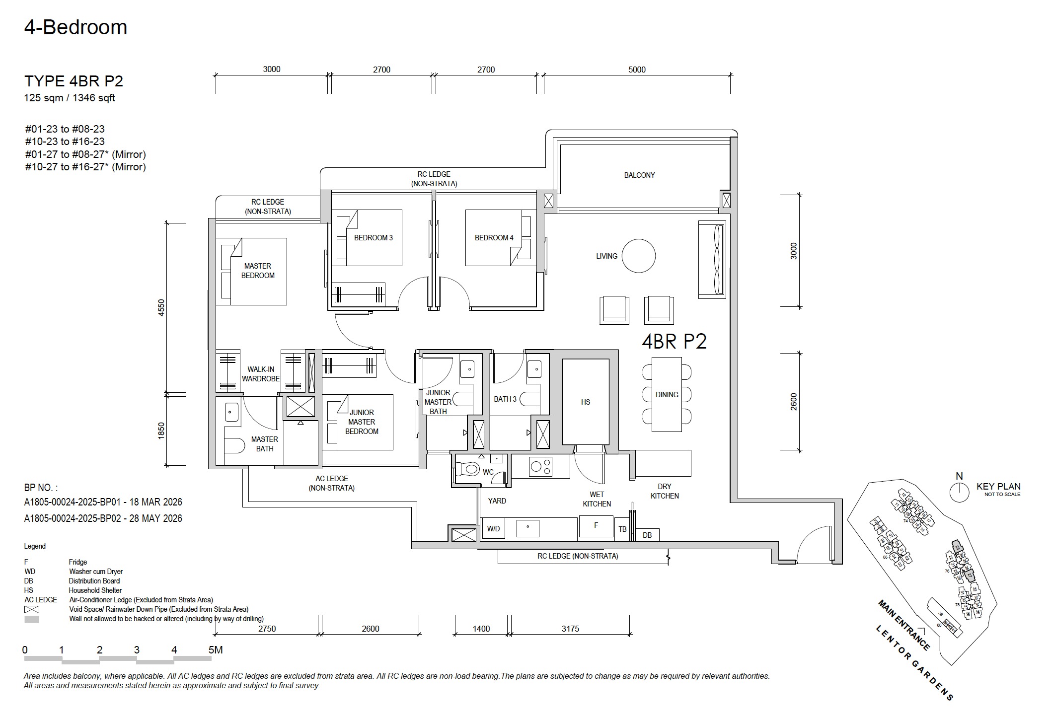 Lentor Gardens 4BR P2 Floor Plan