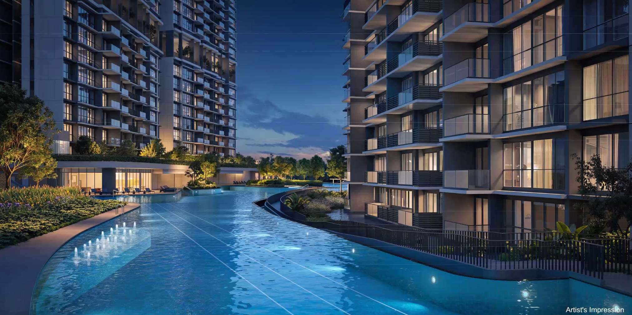 Lentor Gardens Residences – Lap Pool