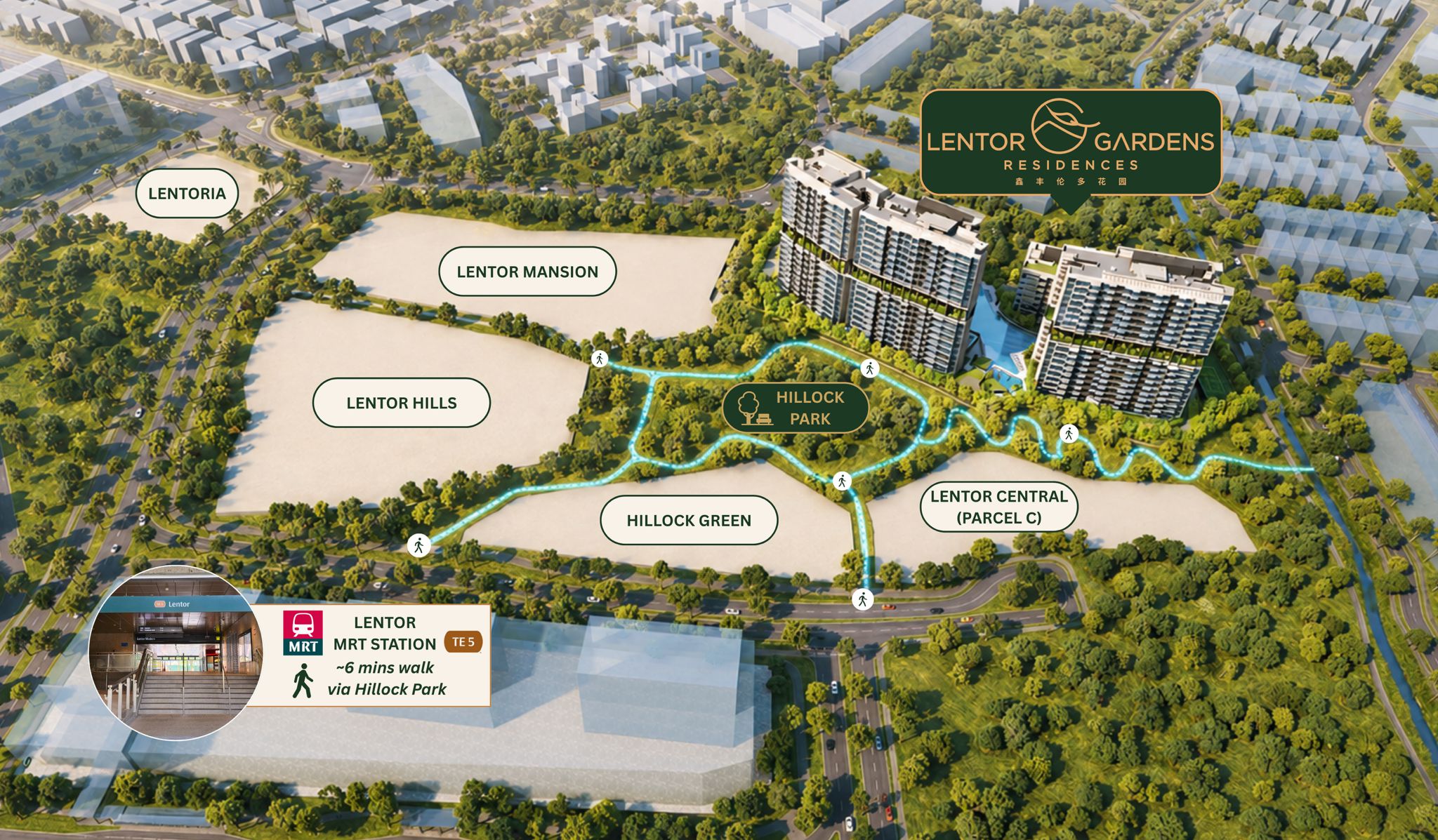 Lentor Gardens Residences – Site Superimposed
