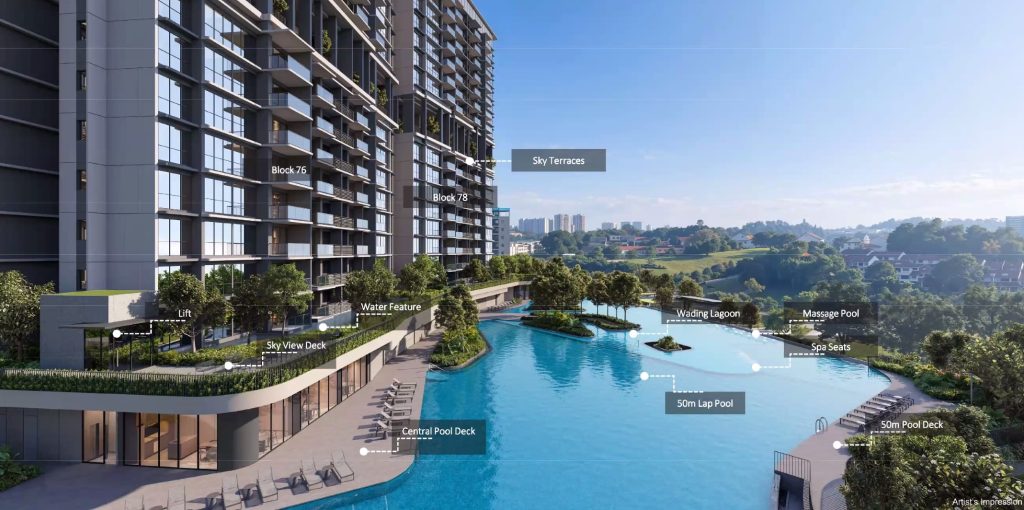Lentor Gardens Residences – Swimming Pool