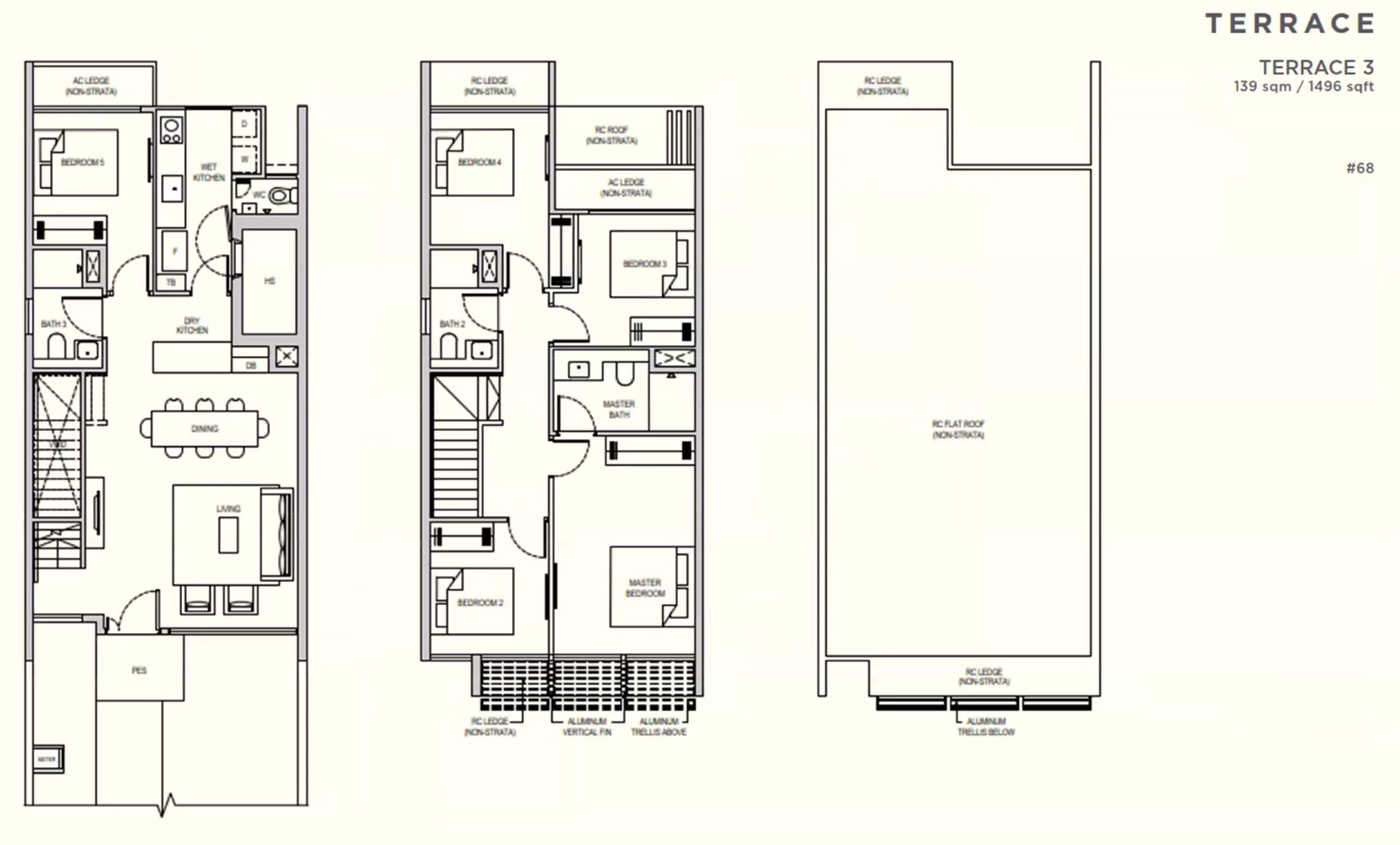 Lentor Gardens Terrace 3 Floor Plan