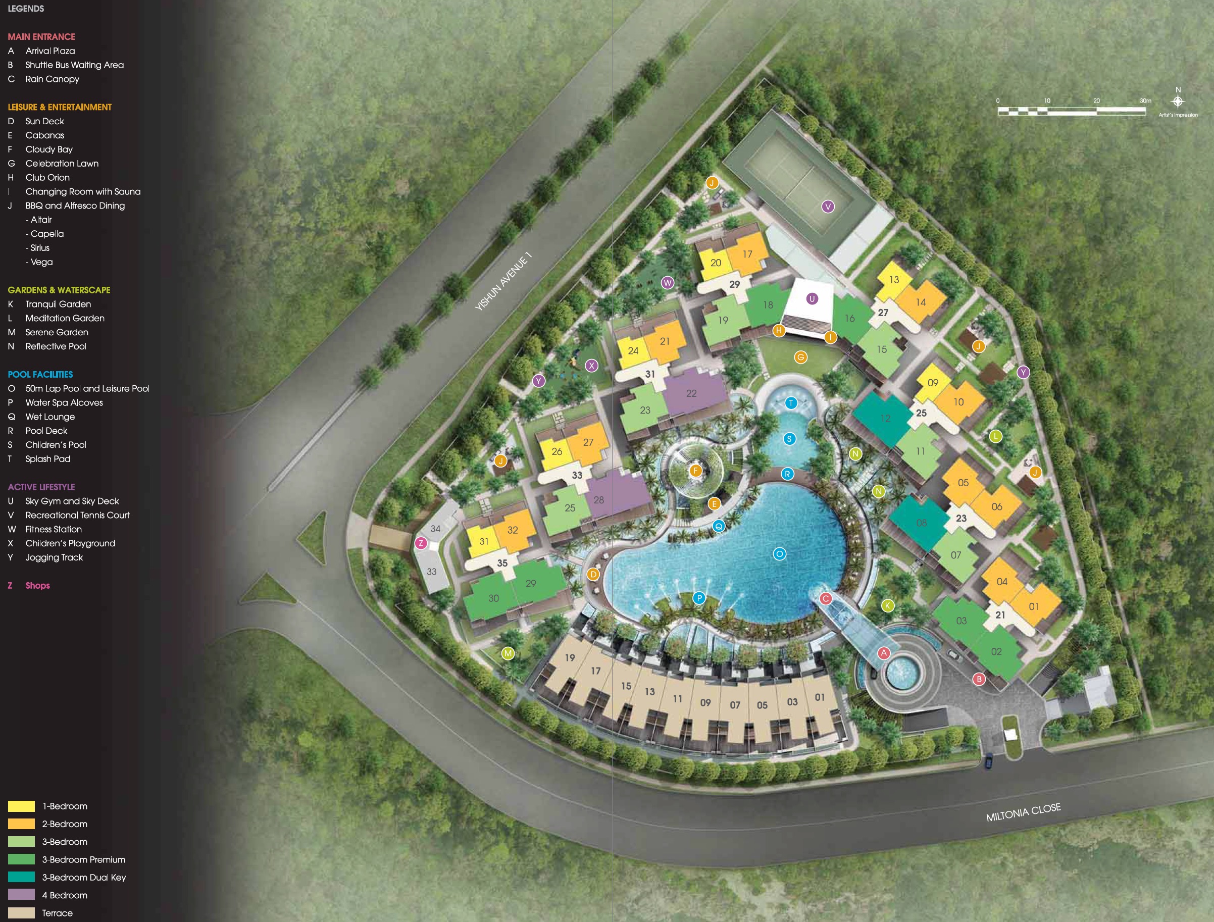Skies Miltonia – Site Plan New