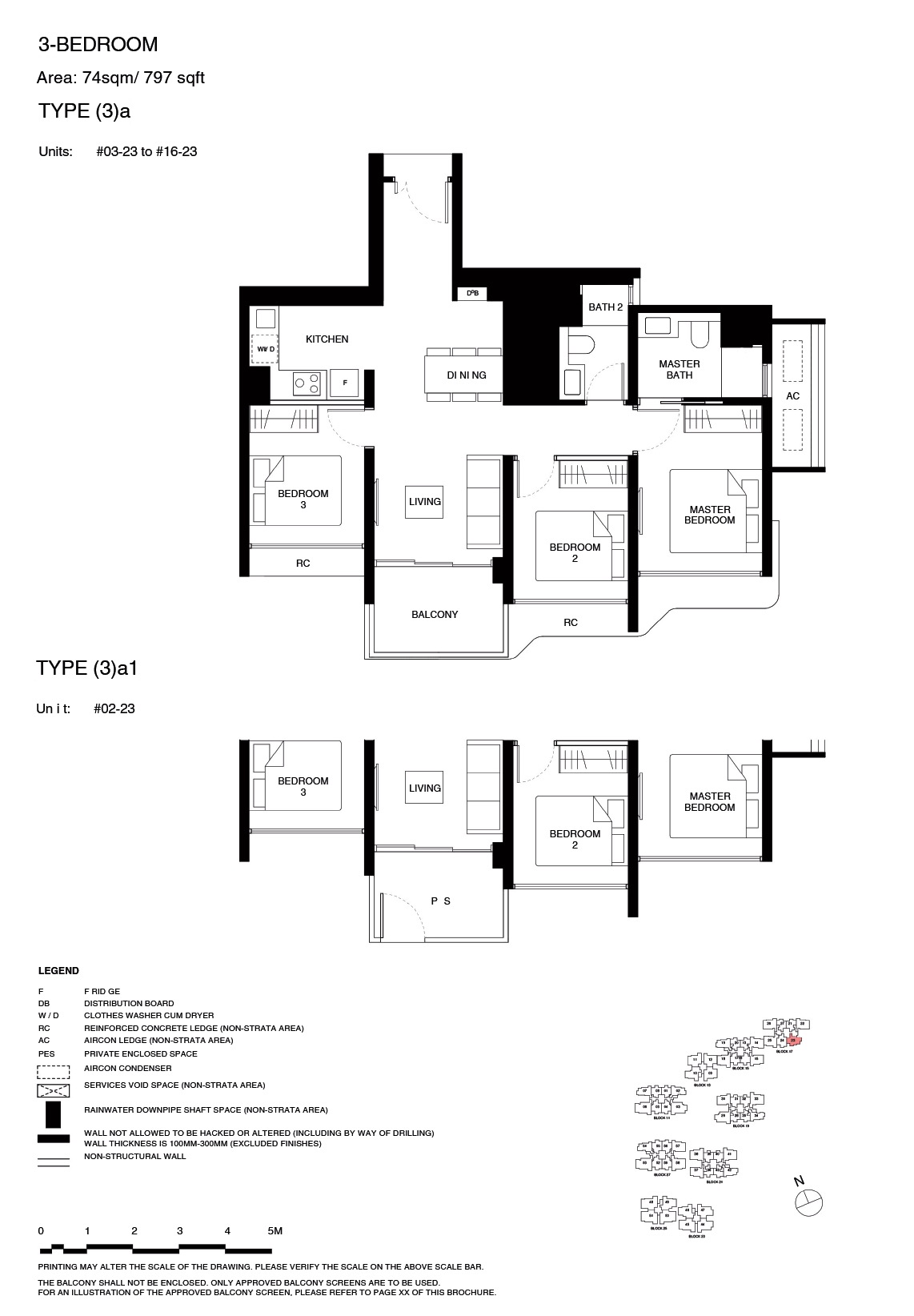 TGR – Floor Plan 3BR 3a